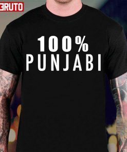 100 Pure Punjabi Quote Quality Fan Retro T-Shirt