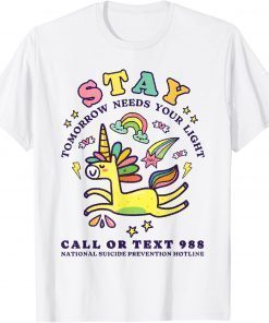 988 Suicide Prevention Tomorrow Needs You Retro T-Shirt