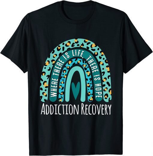 Addiction Recovery Awareness ribbon T-Shirt