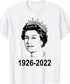 British Queen 96 Years Old 1926-2022 Queen's Death T-Shirt