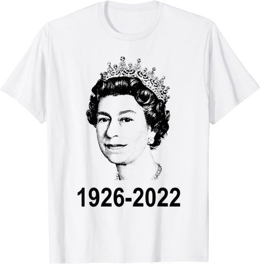 British Queen 96 Years Old 1926-2022 Queen's Death T-Shirt