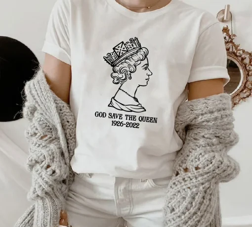 God Save The Queen 1926-2022 End Of An Era T-Shirt