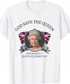 God Save The Queen British Monarch commemorate T-Shirt