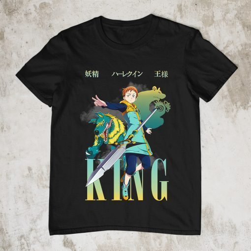 Grizzly’s Sin Of Sloth King Homage The Seven Deadly Sins Anime T-Shirt