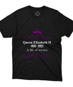 Queen Elizabeth II 1926-2022 A Life Of Service T-Shirt