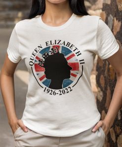 Queen Elizabeth II 1926-2022 England Flag T-Shirt