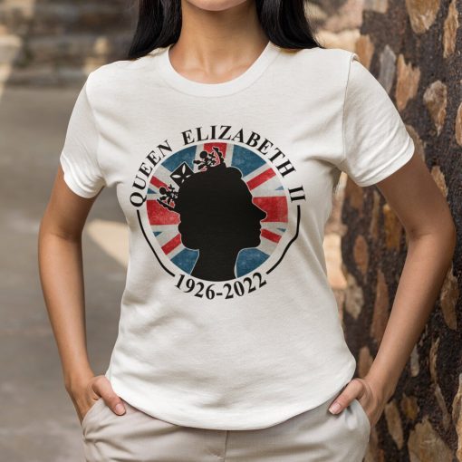 Queen Elizabeth II 1926-2022 England Flag T-Shirt