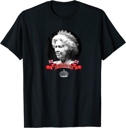 Queen Elizabeth II memoriam 1926 - 2022 UK RIP T-Shirt