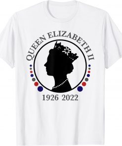 Queen Elizabeth's II Bristish Emblem Queen Of England 2022 T-Shirt