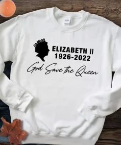 R.I.P Queen Elizabeth ll 1926-2022 God Save The Queen T-Shirt