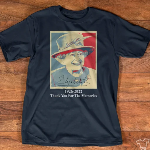 RIP Queen Elizabeth 1926-2022 Thank You For The Memories T-Shirt