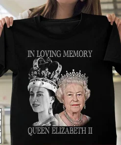 RIP Queen Of England Elizabeth II 1926-2022 Thank You For The Memory Tee Shirt