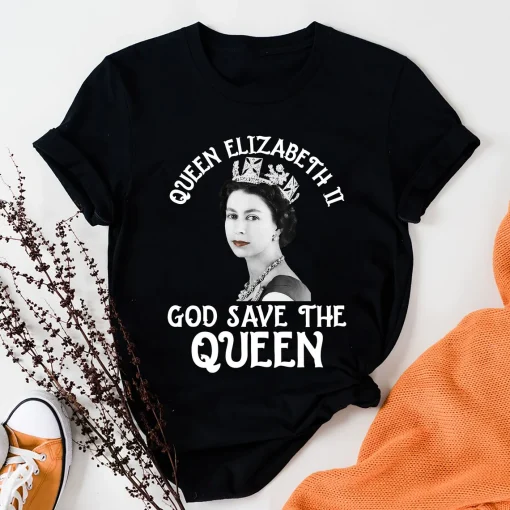 Rip Queen Elizabeth II God Save The Queen 1926-2022 T-Shirt