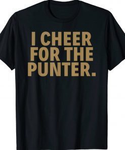 Womens I Cheer For The Punter T-Shirt