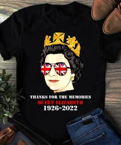 Thank You For The Memories Queen Elizabeth 1926-2022 End Of An Era T-Shirt