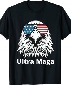 Ultra Maga Proud Anti Biden, Pro Trump, American Eagle T-Shirt