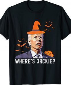 Where's Jackie? Anti Biden Confused Graphic T-Shirt