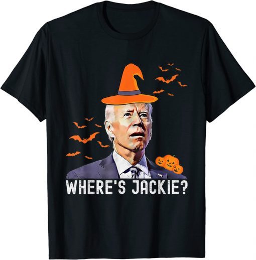 Where's Jackie? Anti Biden Confused Graphic T-Shirt