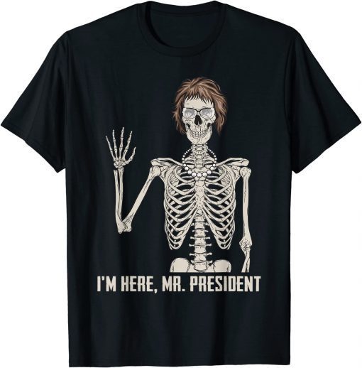 Where's Jackie? I'm Here Skeleton Halloween T-Shirt