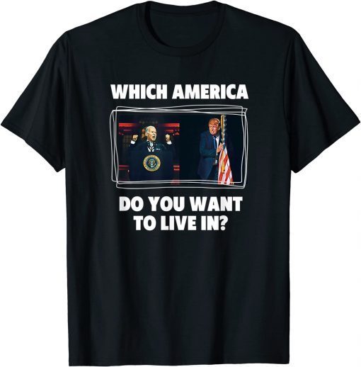 Which America Do You Want to Live in? Anti Biden Pro Trump T-Shirt