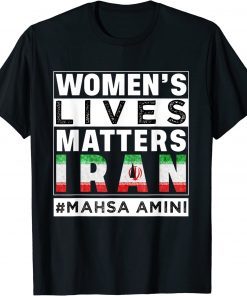 Women rights life freedom mahsa amini IRAN #MAHSAAMIN T-Shirt