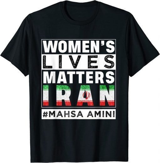 Women rights life freedom mahsa amini IRAN #MAHSAAMIN T-Shirt