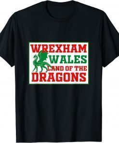 Wrexham Wales football soccer dragon Welsh T-Shirt