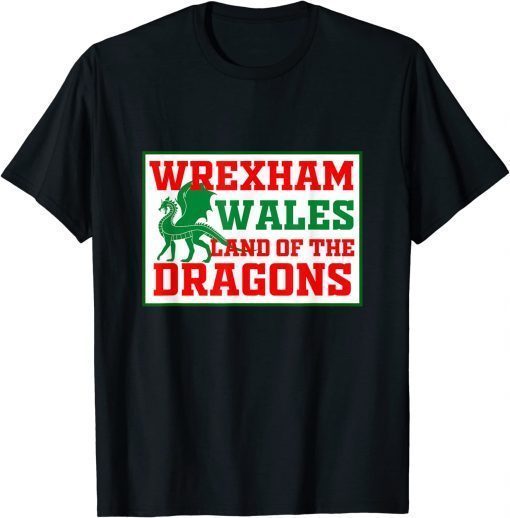 Wrexham Wales football soccer dragon Welsh T-Shirt