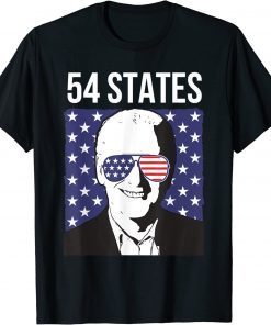 54 States - Anti Joe Biden - Anti Biden Tee Shirt