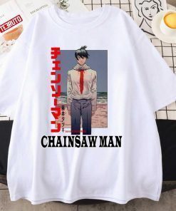 Aki Chainsaw Man Japanese Anime Design Tee shirt