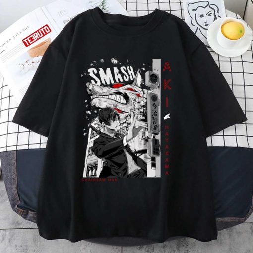 Aki Hayakawa Chainsaw Man Smash T-shirt