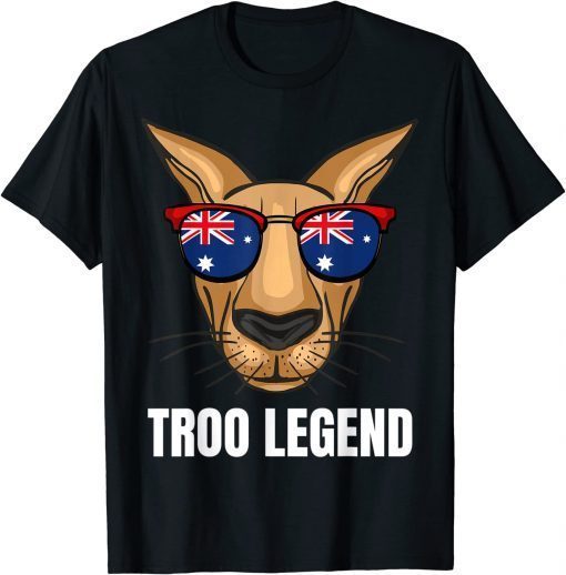 Australian Kangaroo Australia Flag Aussie T-Shirt