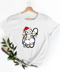 Baymax Christmas Lights T-Shirt