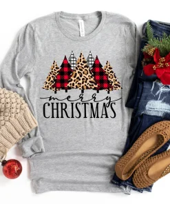 Buffalo Plaid Christmas T-shirt