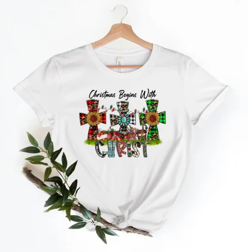 Christmas Begins With Christ T-Shirt