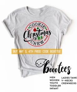 Christmas Cookie Crew Matching Family Pajamas T-shirt