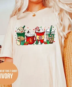 Christmas Latte Coffee T-Shirt