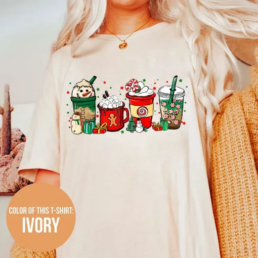 Christmas Latte Coffee T-Shirt