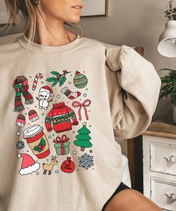 Christmas Little Things Doodles T-Shirt