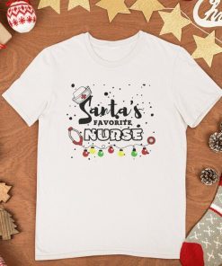 Christmas Santa's Favorite Nurse T-Shirt