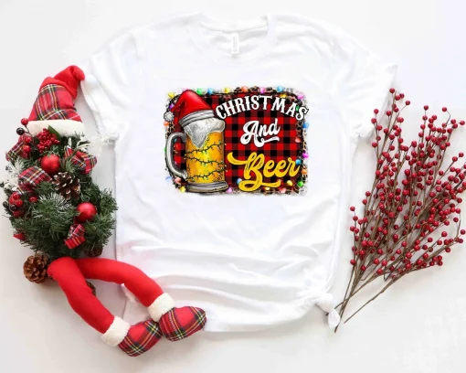 Christmas and Beer T-Shirt