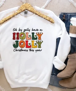 Comfort Colors Holly Jolly Christmas t-shirt