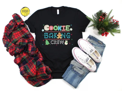 Cookie Baking Crew Christmas T-Shirt