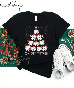 Dentist Christmas Tree T-Shirt