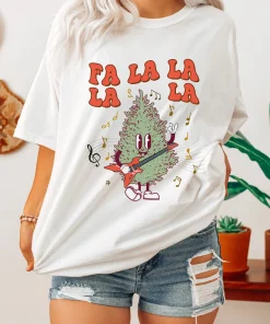 Fa La La La Festive Christmas T-Shirt