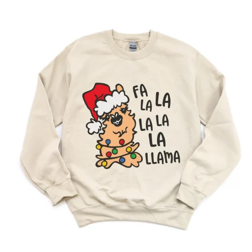 Fa La La Llama Christmas T-Shirt