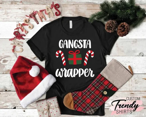 Gangsta Wrapper Merry Christmas T-Shirt