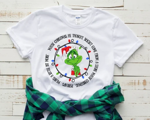 Grinch Christmas What If Christmas T-Shirt