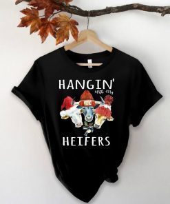 Hangin With My Heifers Christmas Tee Shirt