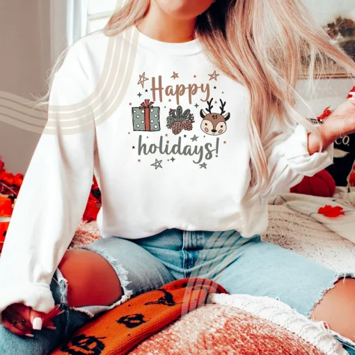 Happy Holidays Christmas T-Shirt